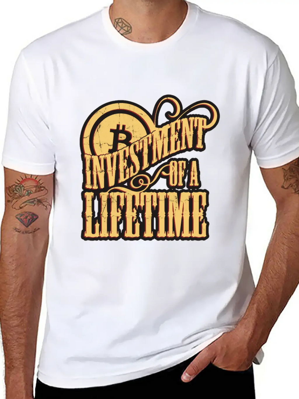 Investment Of A Lifetime, Bitcoin Unisex Casual T-Shirt – Clean Design For Daily Comfort