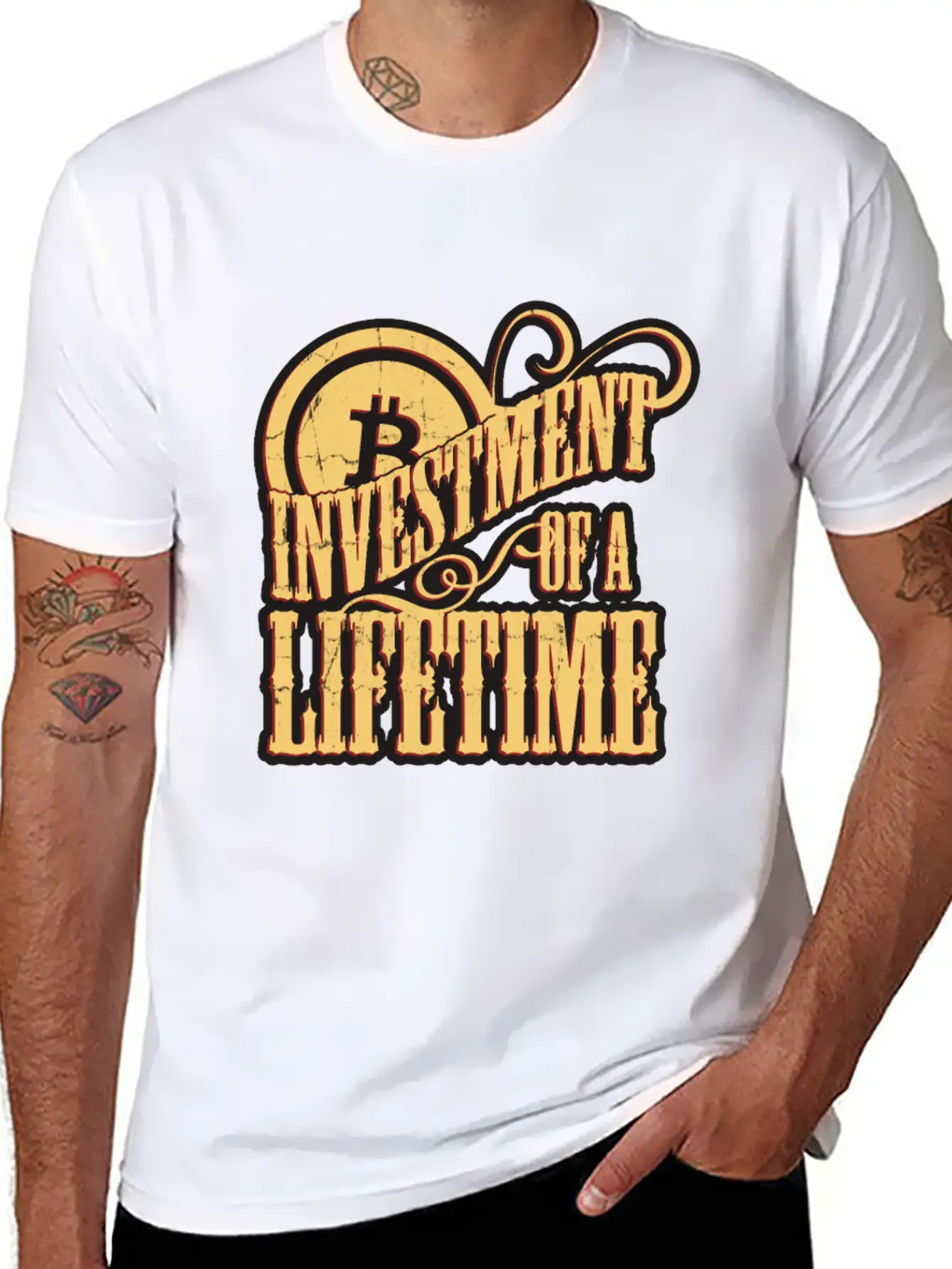 Investment Of A Lifetime, Bitcoin Unisex Casual T-Shirt – Clean Design For Daily Comfort