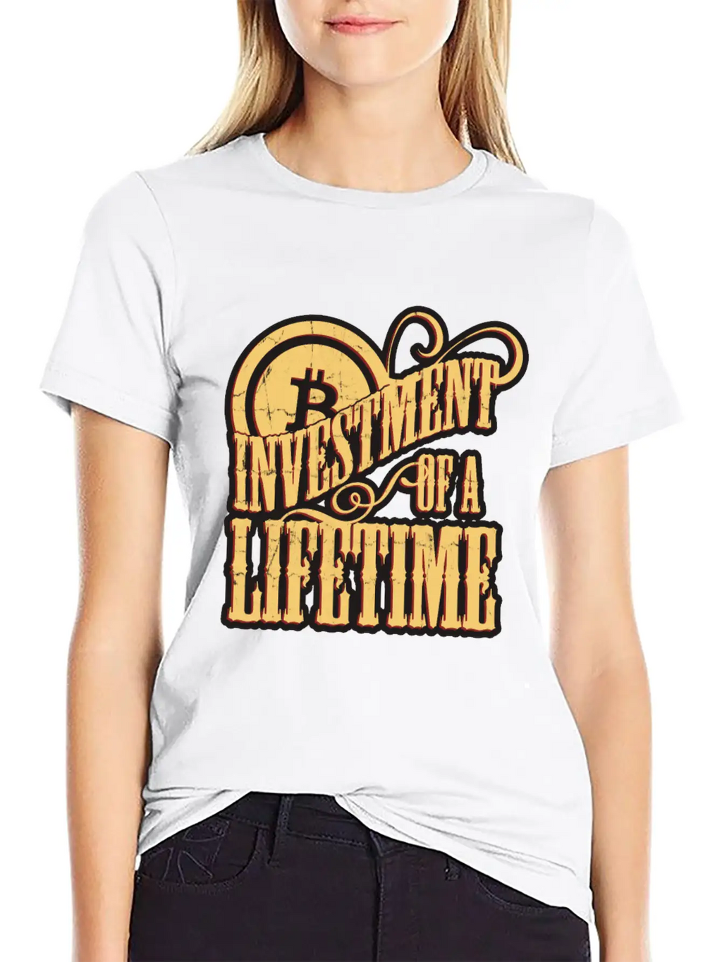 Investment Of A Lifetime, Bitcoin Unisex Casual T-Shirt – Clean Design For Daily Comfort