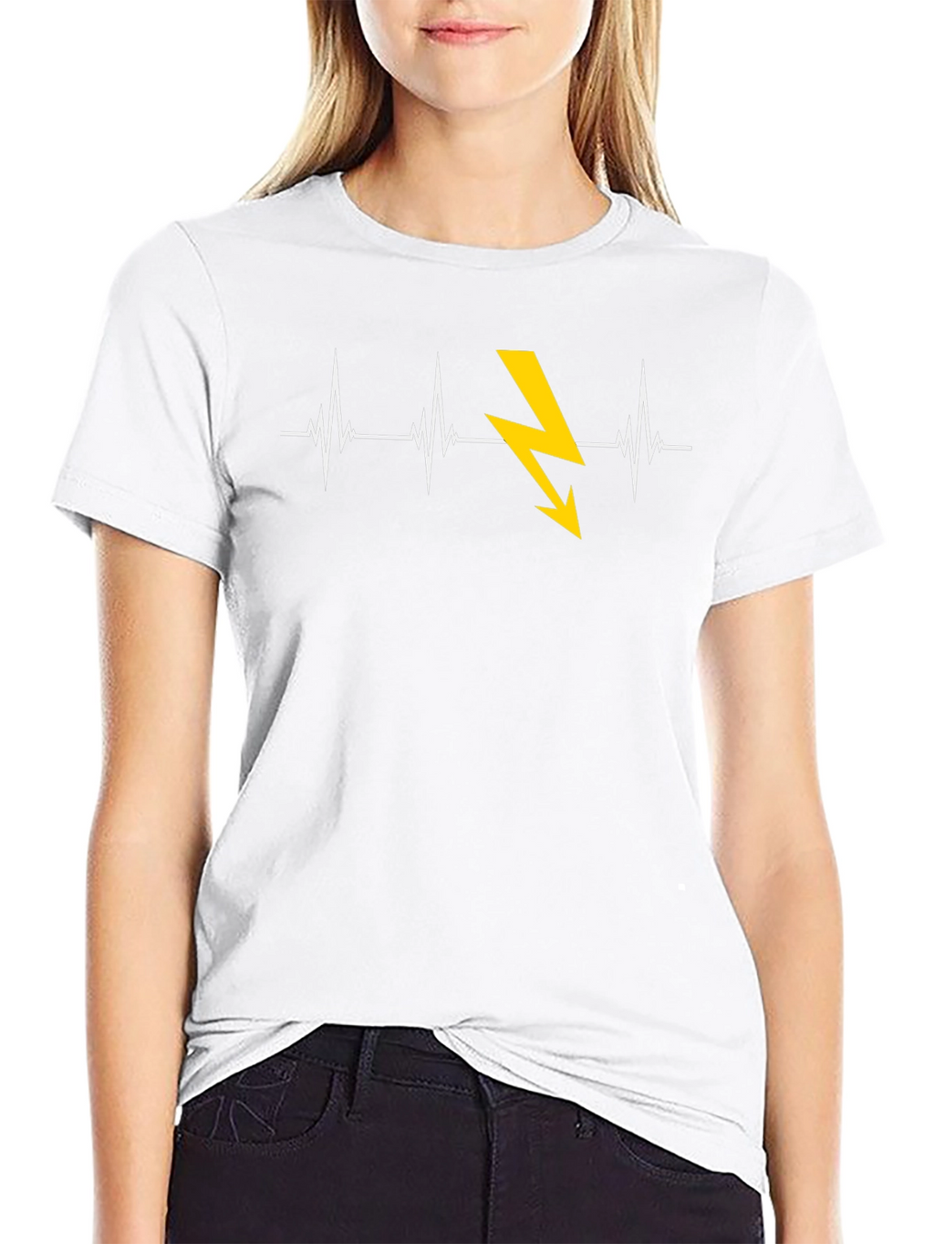 Electrician Heartbeat T-Shirt - Shockingly Stylish!