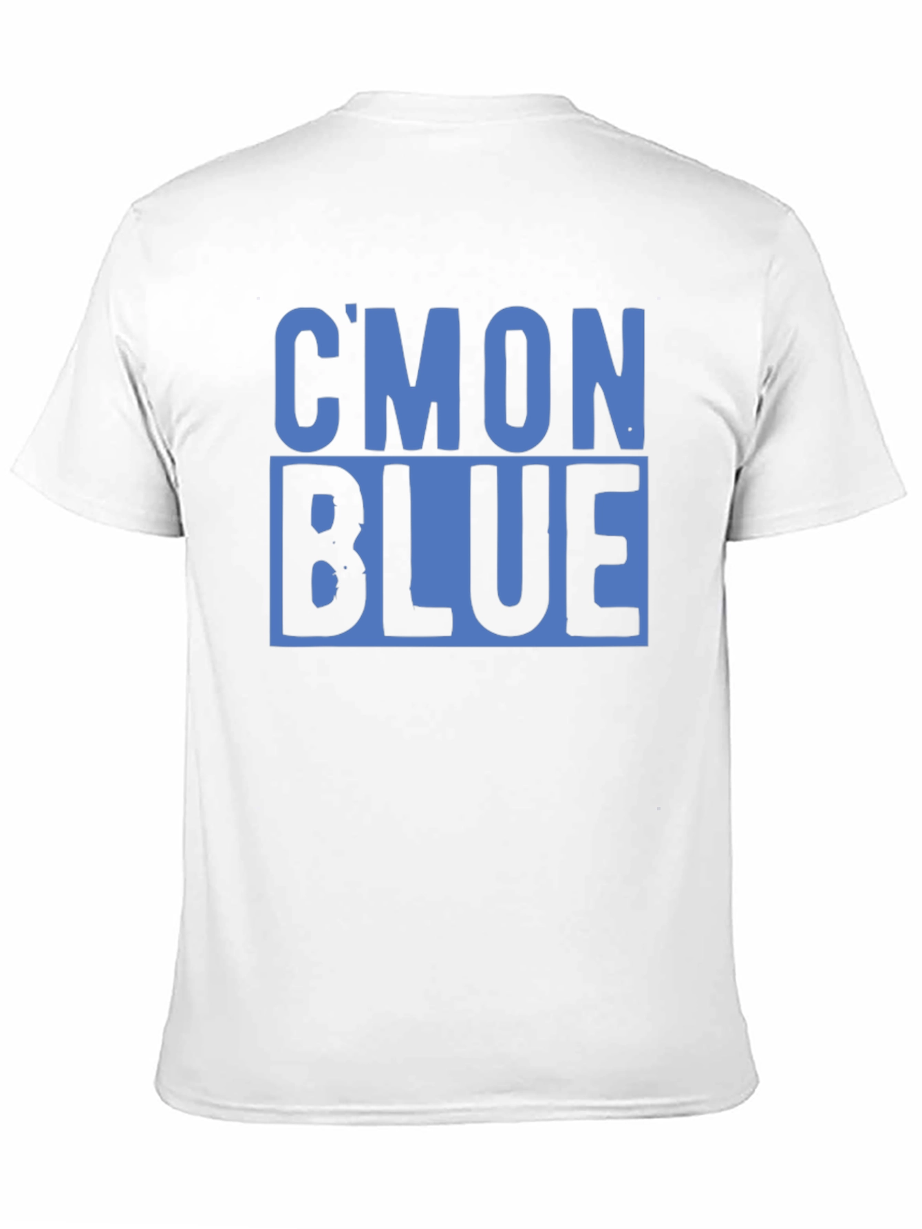 Cmon Blue Graphic T-Shirt - Bold Statement Tee
