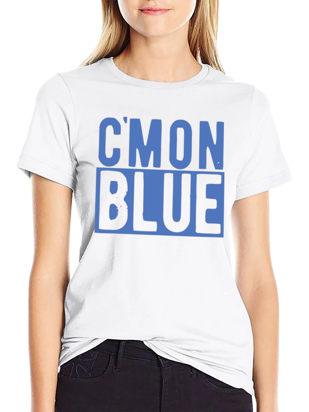 Cmon Blue Graphic T-Shirt - Bold Statement Tee