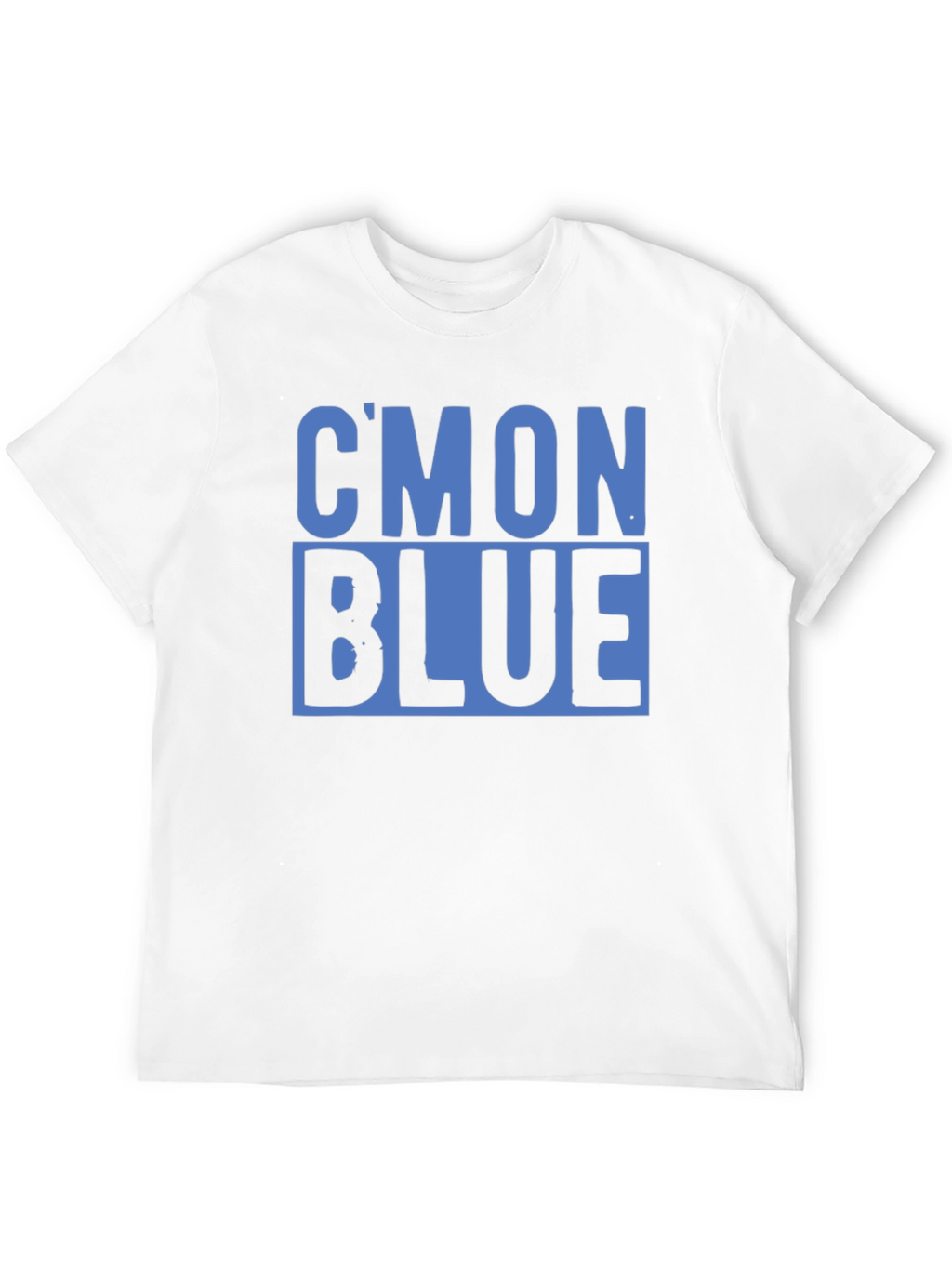 Cmon Blue Graphic T-Shirt - Bold Statement Tee