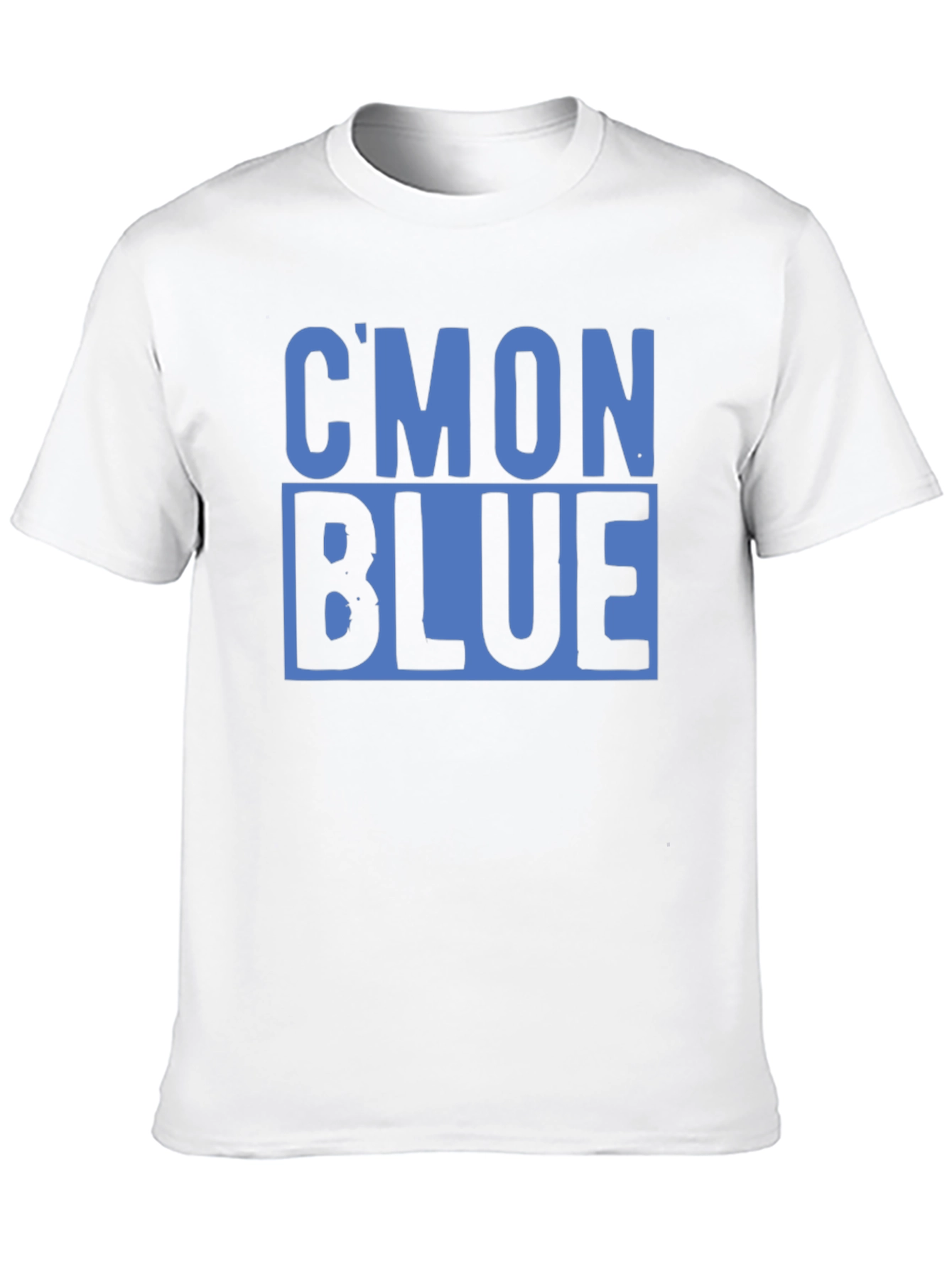 Cmon Blue Graphic T-Shirt - Bold Statement Tee