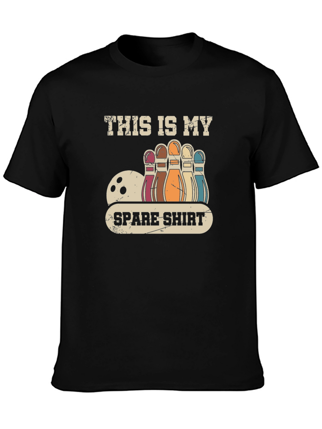 Bowling Spare Shirt - Novelty Graphic Tee