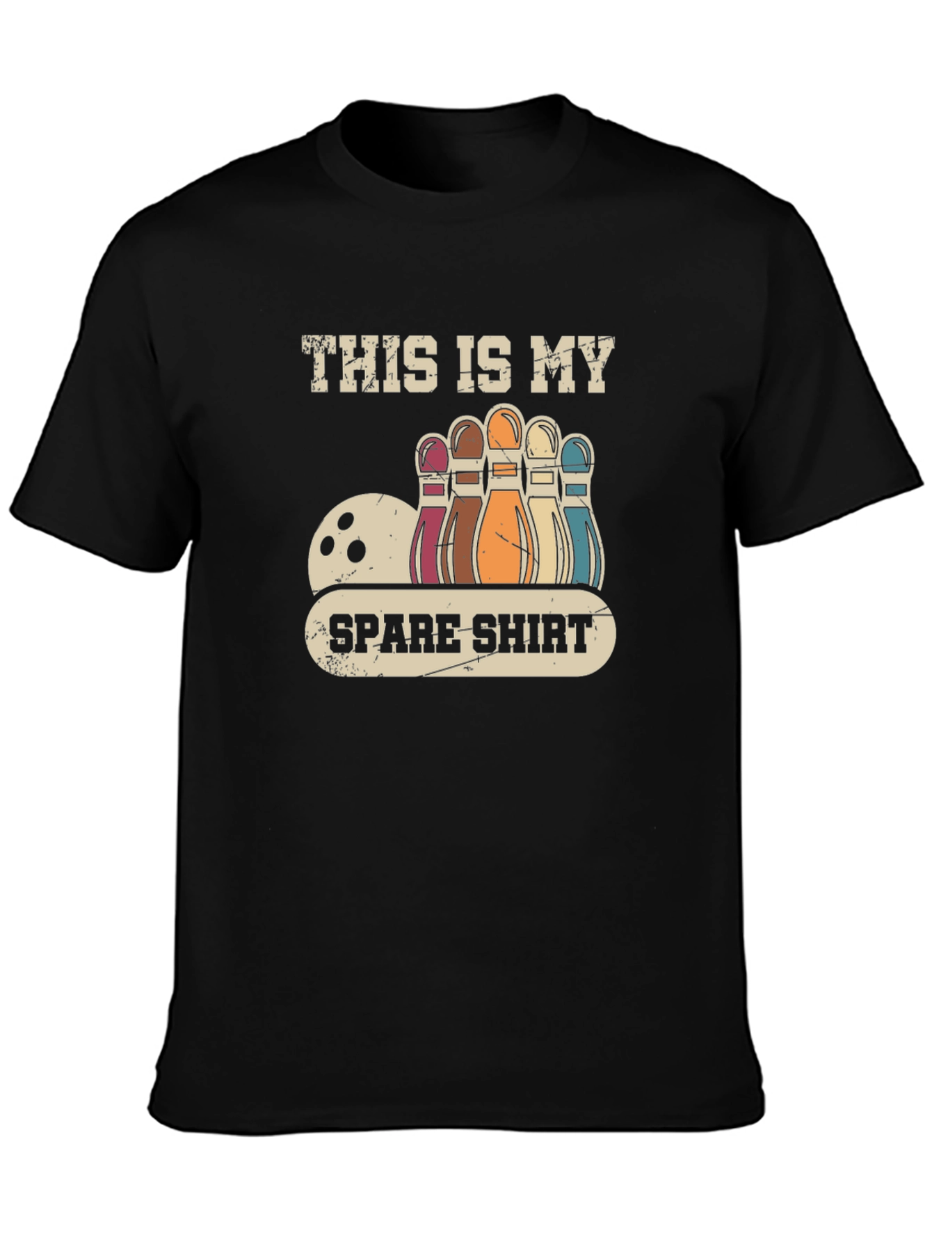 Bowling Spare Shirt - Novelty Graphic Tee