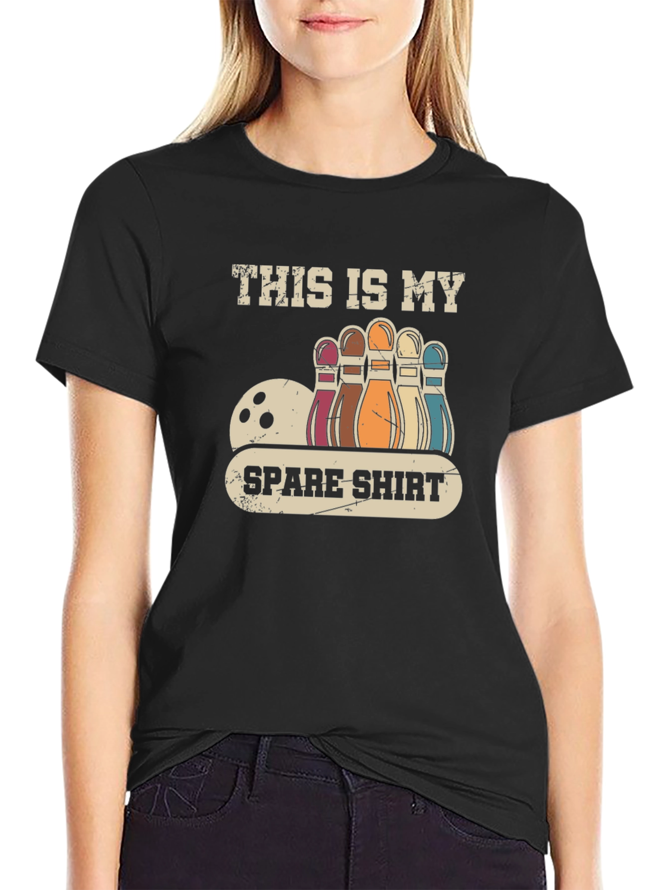 Bowling Spare Shirt - Novelty Graphic Tee