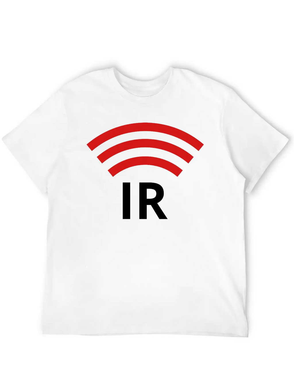 IR Symbol / Logo Unisex Short Sleeve Soft Cotton T-Shirt – Casual Everyday Wear