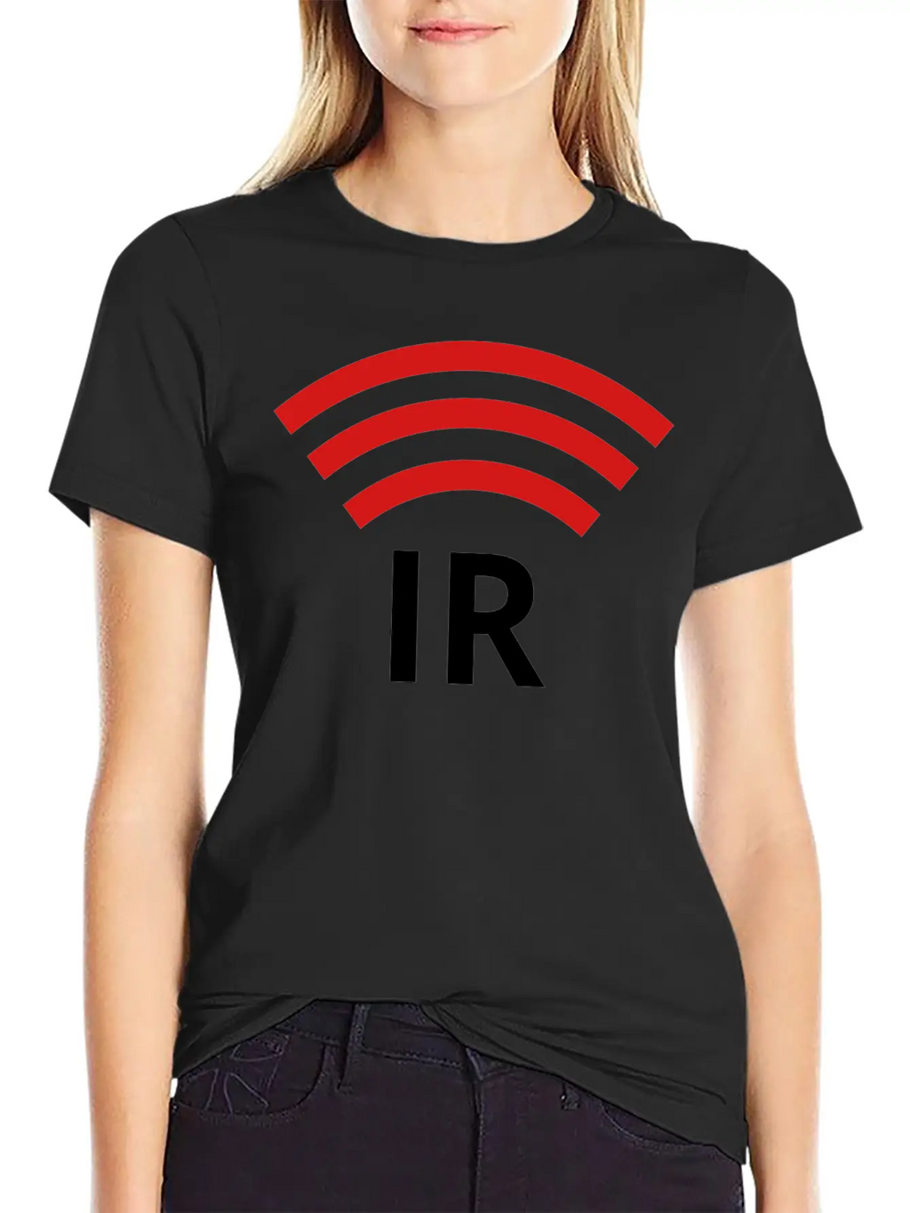 IR Symbol / Logo Unisex Short Sleeve Soft Cotton T-Shirt – Casual Everyday Wear