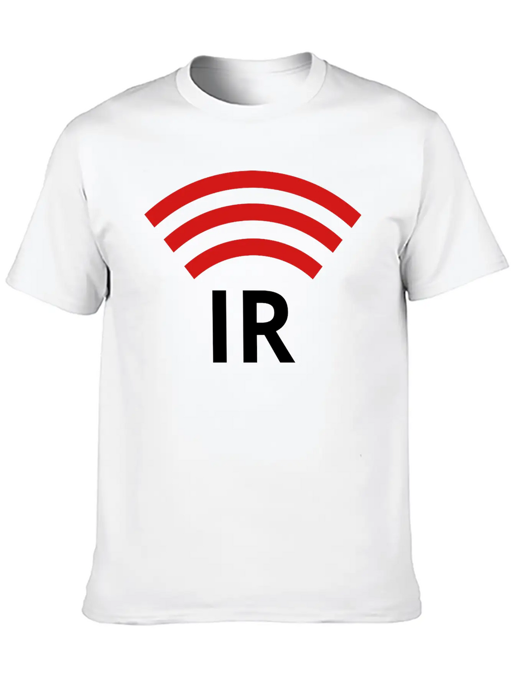 IR Symbol / Logo Unisex Short Sleeve Soft Cotton T-Shirt – Casual Everyday Wear
