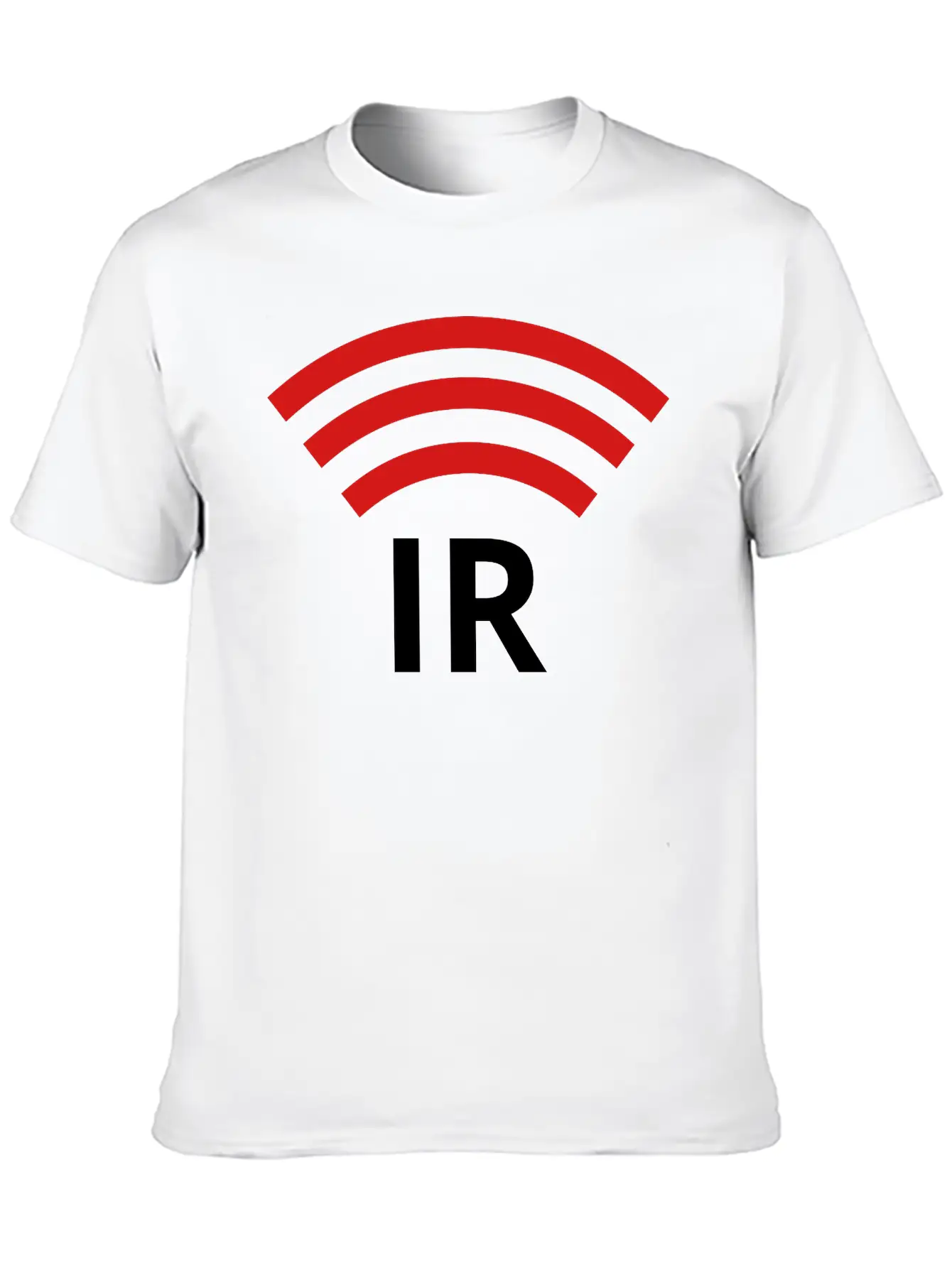 IR Symbol / Logo Unisex Short Sleeve Soft Cotton T-Shirt – Casual Everyday Wear