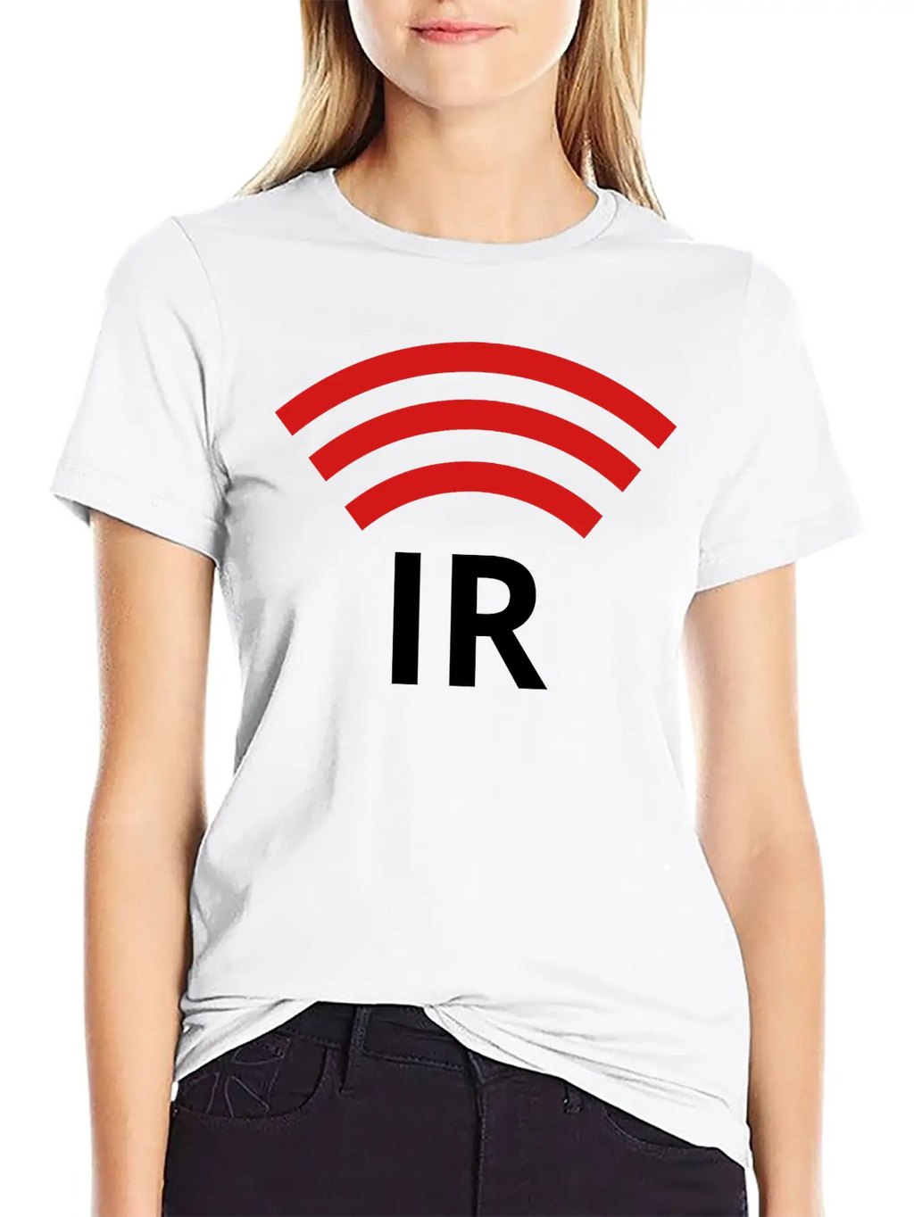 IR Symbol / Logo Unisex Short Sleeve Soft Cotton T-Shirt – Casual Everyday Wear