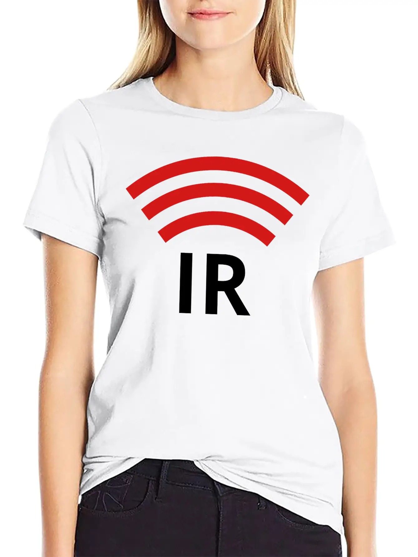 IR Symbol / Logo Unisex Short Sleeve Soft Cotton T-Shirt – Casual Everyday Wear