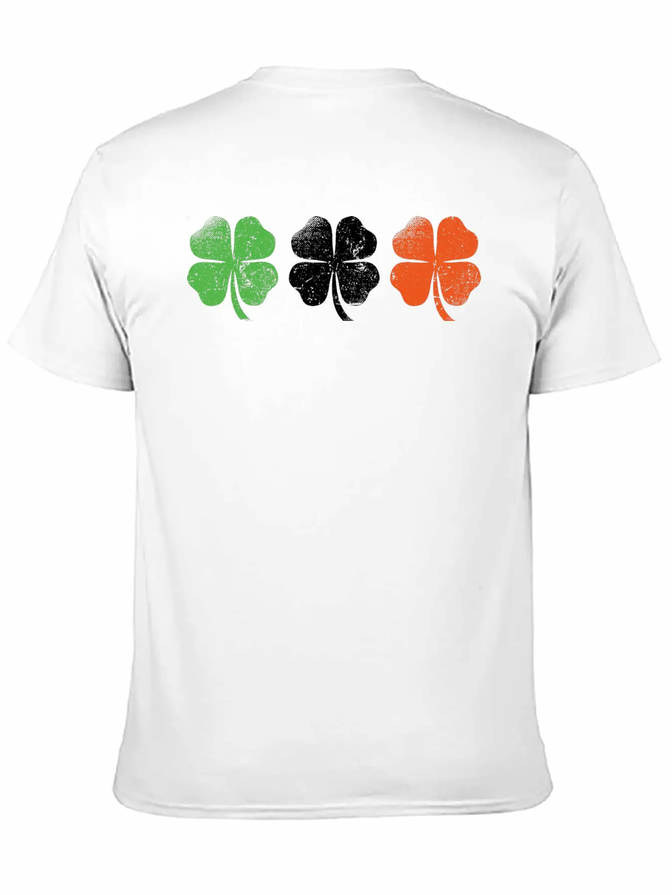 Ireland Flag Shamrocks Essential Cotton Tee For Daily Outfits – Unisex Style