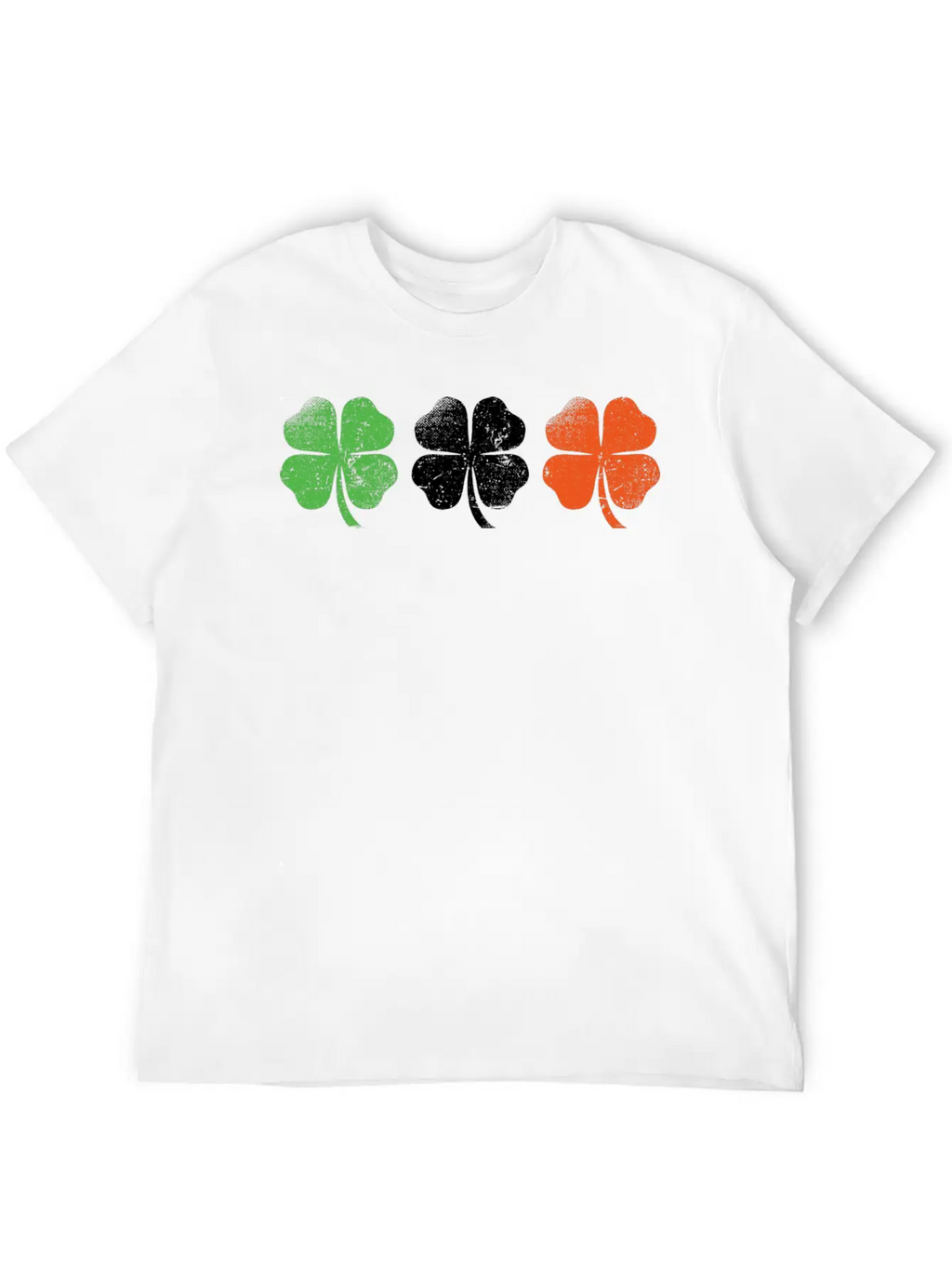 Ireland Flag Shamrocks Essential Cotton Tee For Daily Outfits – Unisex Style