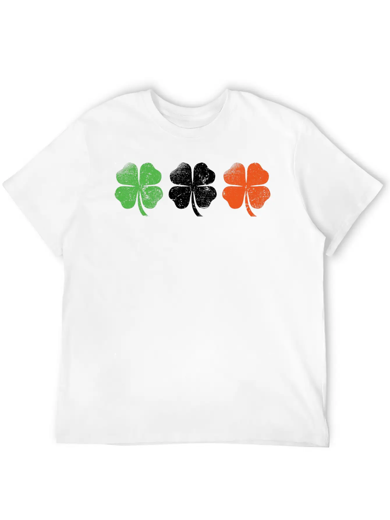 Ireland Flag Shamrocks Essential Cotton Tee For Daily Outfits – Unisex Style