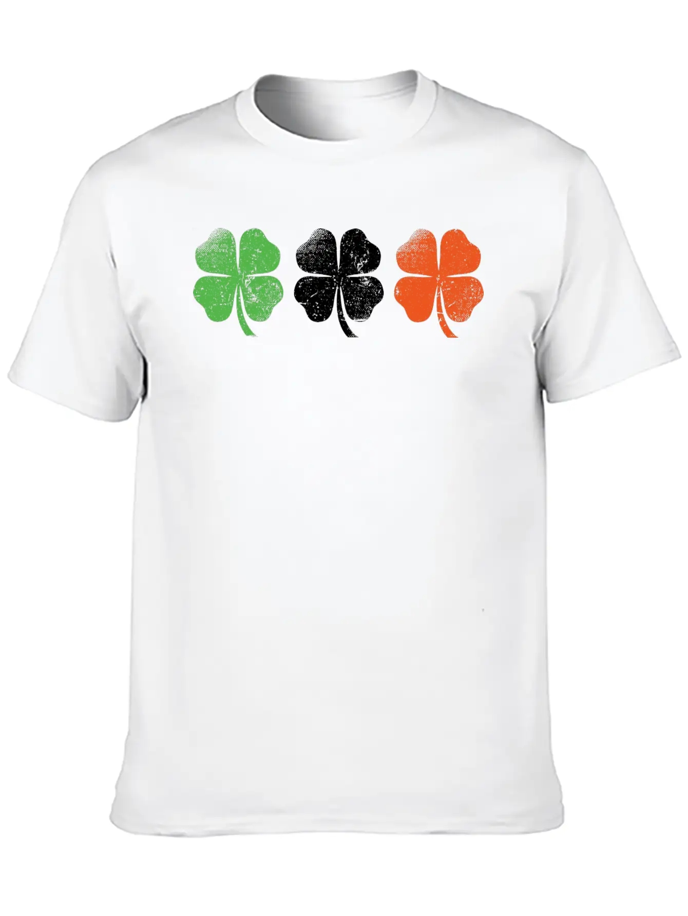 Ireland Flag Shamrocks Essential Cotton Tee For Daily Outfits – Unisex Style