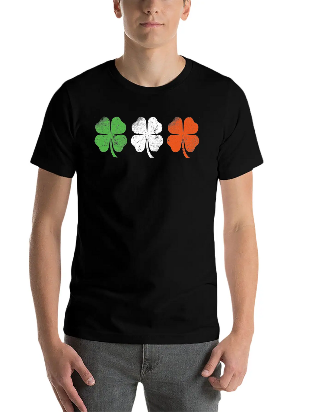 Ireland Flag Shamrocks Essential Cotton Tee For Daily Outfits – Unisex Style