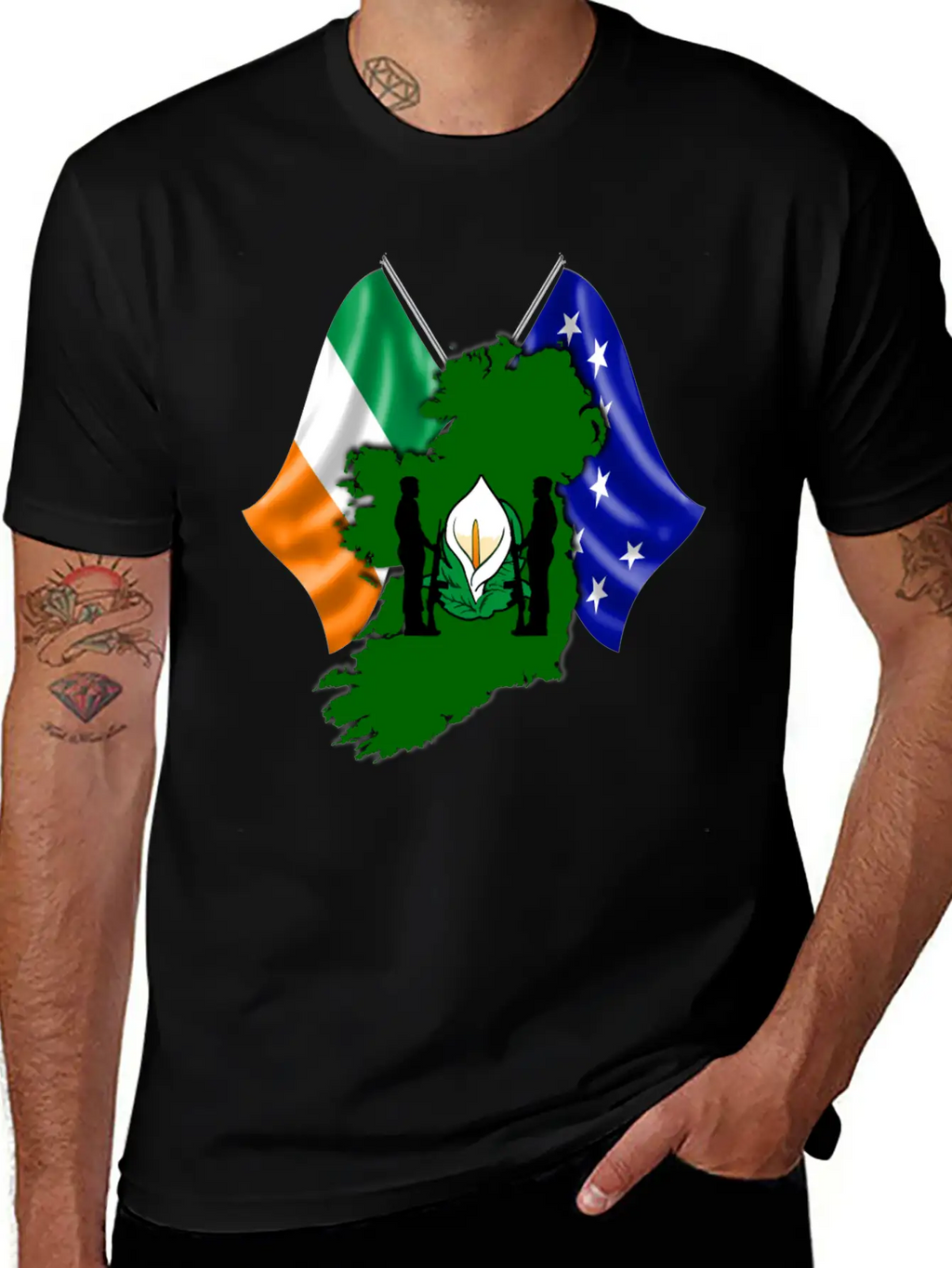 Irish Easter Lily - Designed In Ireland Unisex Casual T-Shirt – Clean Design For Daily Comfort