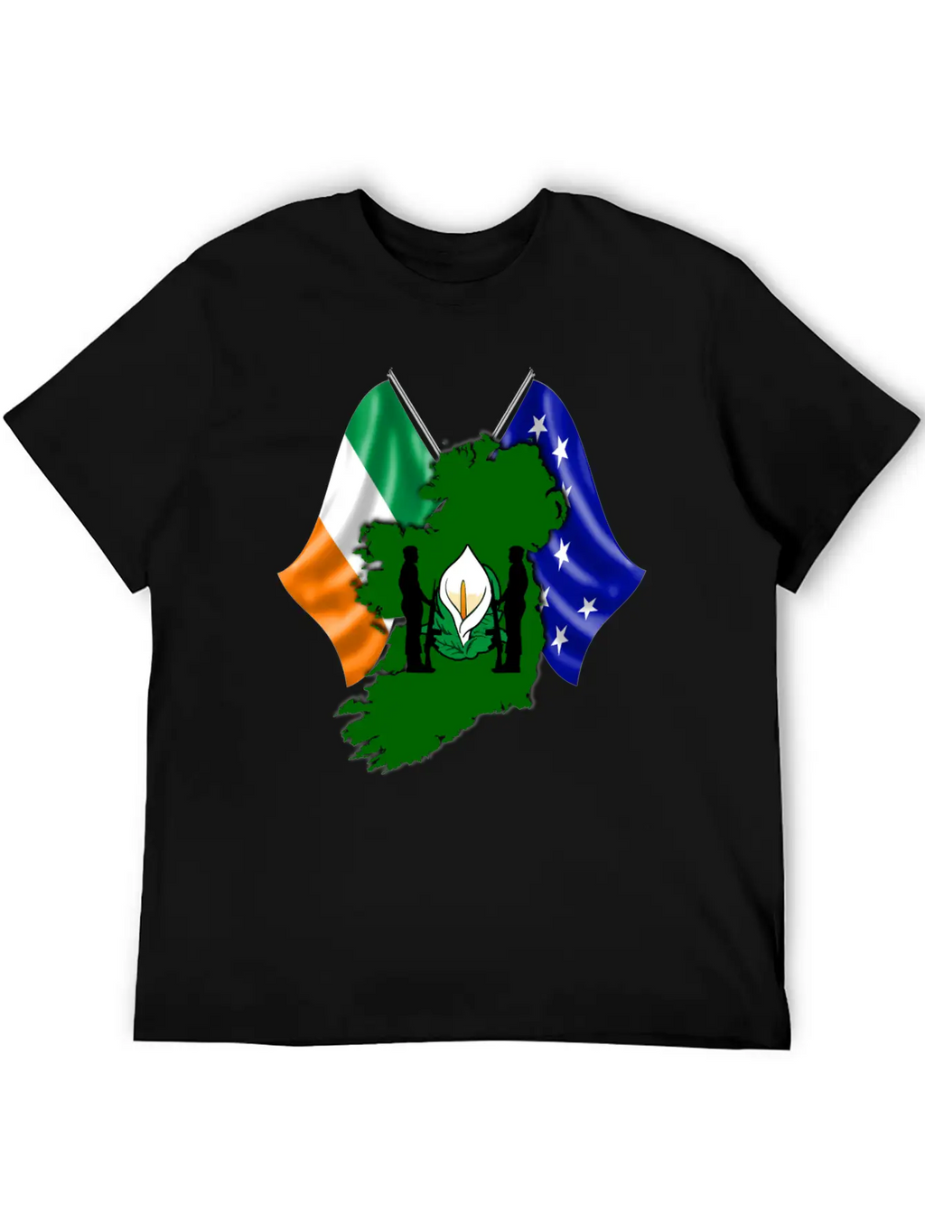 Irish Easter Lily - Designed In Ireland Unisex Casual T-Shirt – Clean Design For Daily Comfort