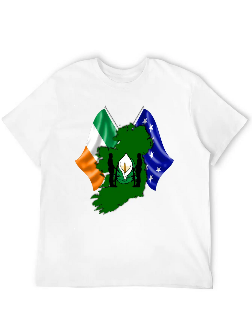 Irish Easter Lily - Designed In Ireland Unisex Casual T-Shirt – Clean Design For Daily Comfort