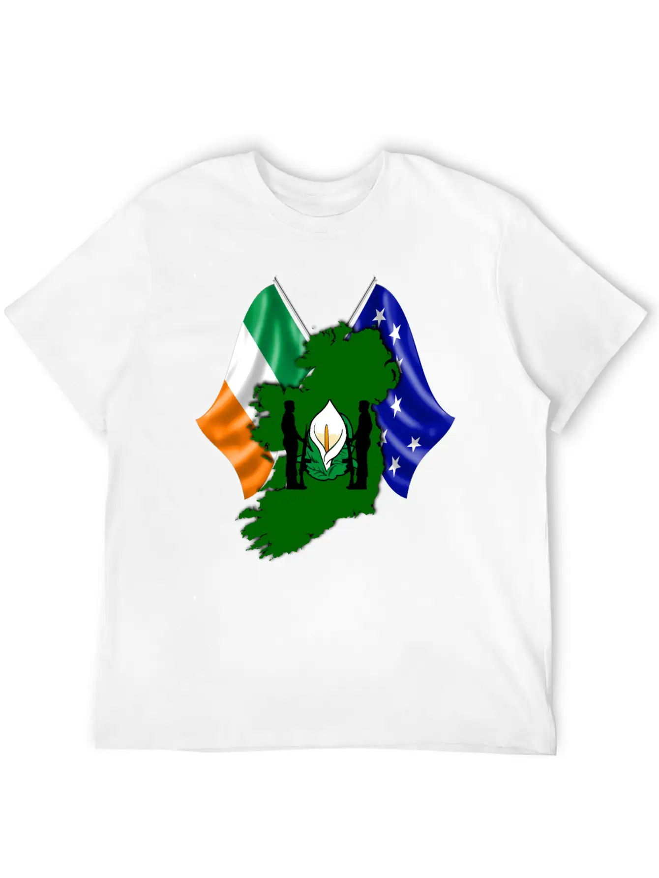 Irish Easter Lily - Designed In Ireland Unisex Casual T-Shirt – Clean Design For Daily Comfort
