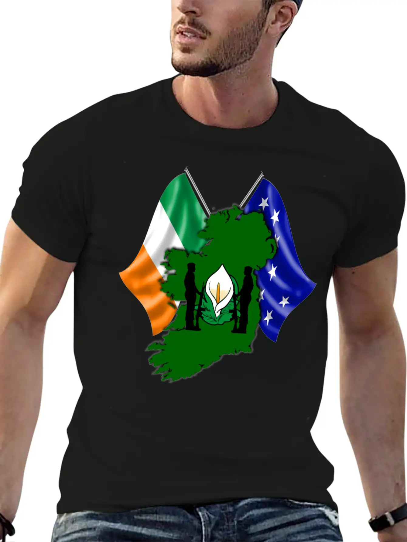 Irish Easter Lily - Designed In Ireland Unisex Casual T-Shirt – Clean Design For Daily Comfort