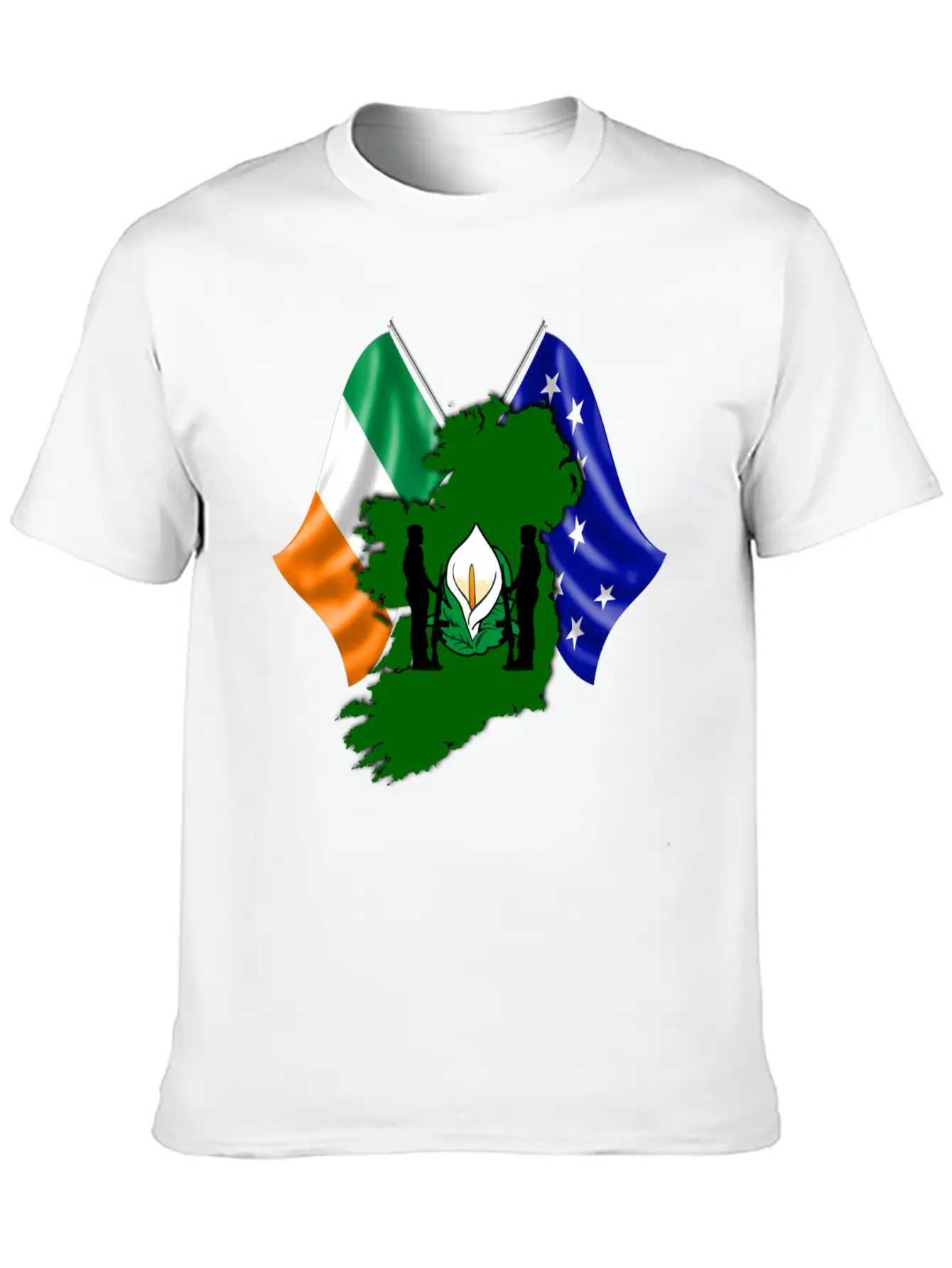 Irish Easter Lily - Designed In Ireland Unisex Casual T-Shirt – Clean Design For Daily Comfort