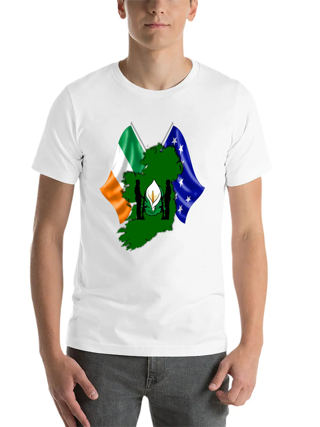 Irish Easter Lily - Designed In Ireland Unisex Casual T-Shirt – Clean Design For Daily Comfort