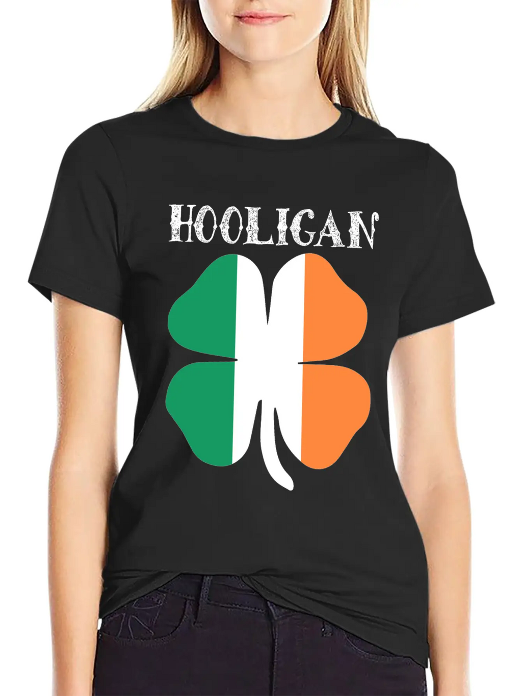 Irish Hooligan Ireland Flag Shamrock Clover St Classic Fit Graphic Tee For Daily Comfort – Unisex Cotton Shirt