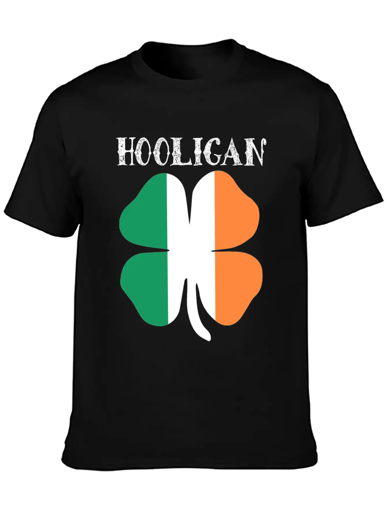 Irish Hooligan Ireland Flag Shamrock Clover St Classic Fit Graphic Tee For Daily Comfort – Unisex Cotton Shirt