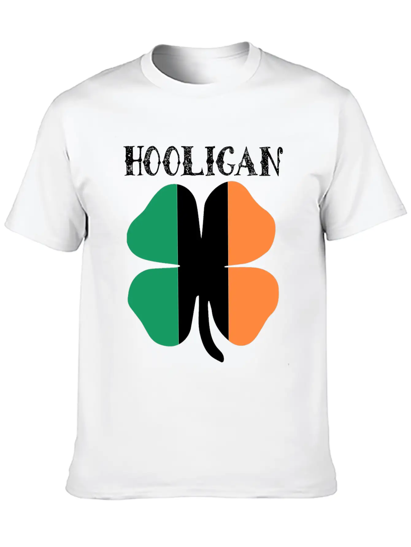 Irish Hooligan Ireland Flag Shamrock Clover St Classic Fit Graphic Tee For Daily Comfort – Unisex Cotton Shirt