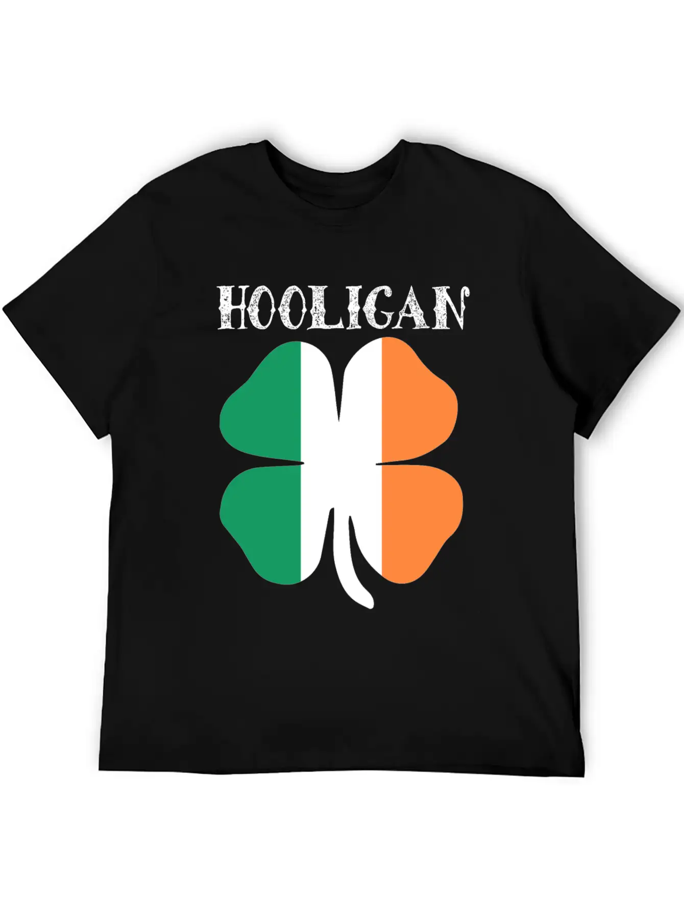 Irish Hooligan Ireland Flag Shamrock Clover St Classic Fit Graphic Tee For Daily Comfort – Unisex Cotton Shirt
