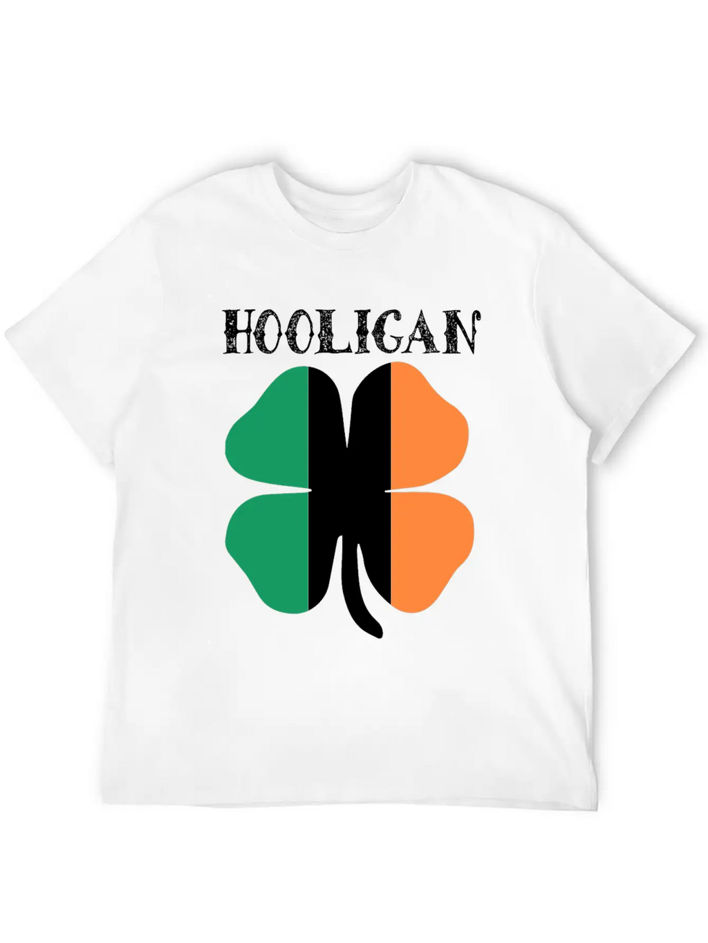 Irish Hooligan Ireland Flag Shamrock Clover St Classic Fit Graphic Tee For Daily Comfort – Unisex Cotton Shirt