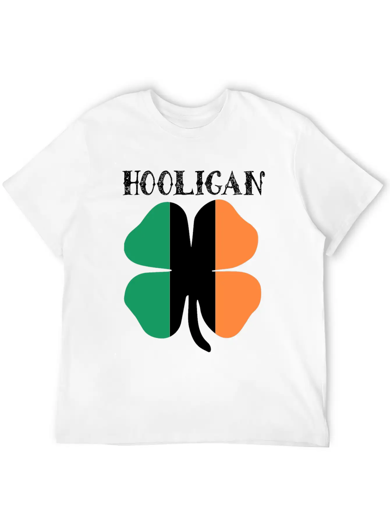 Irish Hooligan Ireland Flag Shamrock Clover St Classic Fit Graphic Tee For Daily Comfort – Unisex Cotton Shirt