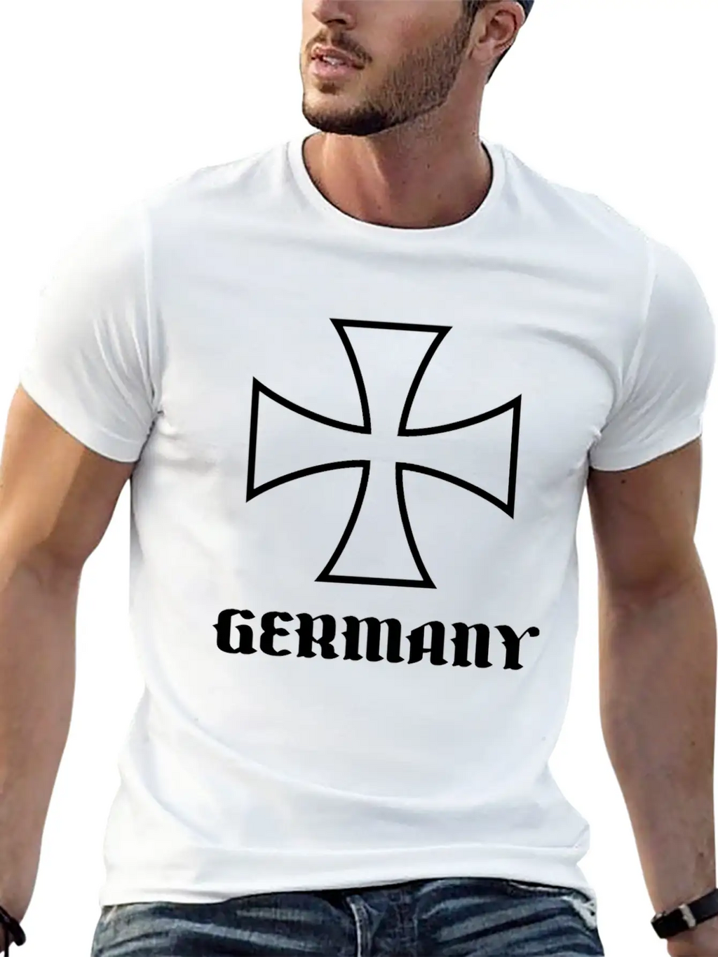 Iron Cross Eisernes Kreuz Germany Unisex Casual T-Shirt – Clean Design For Daily Comfort
