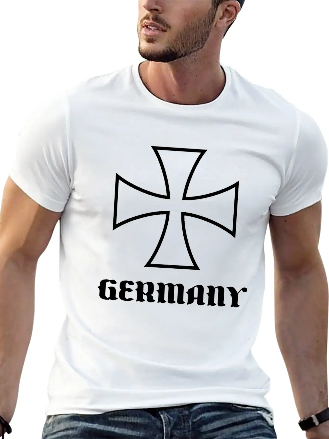 Iron Cross Eisernes Kreuz Germany Unisex Casual T-Shirt – Clean Design For Daily Comfort