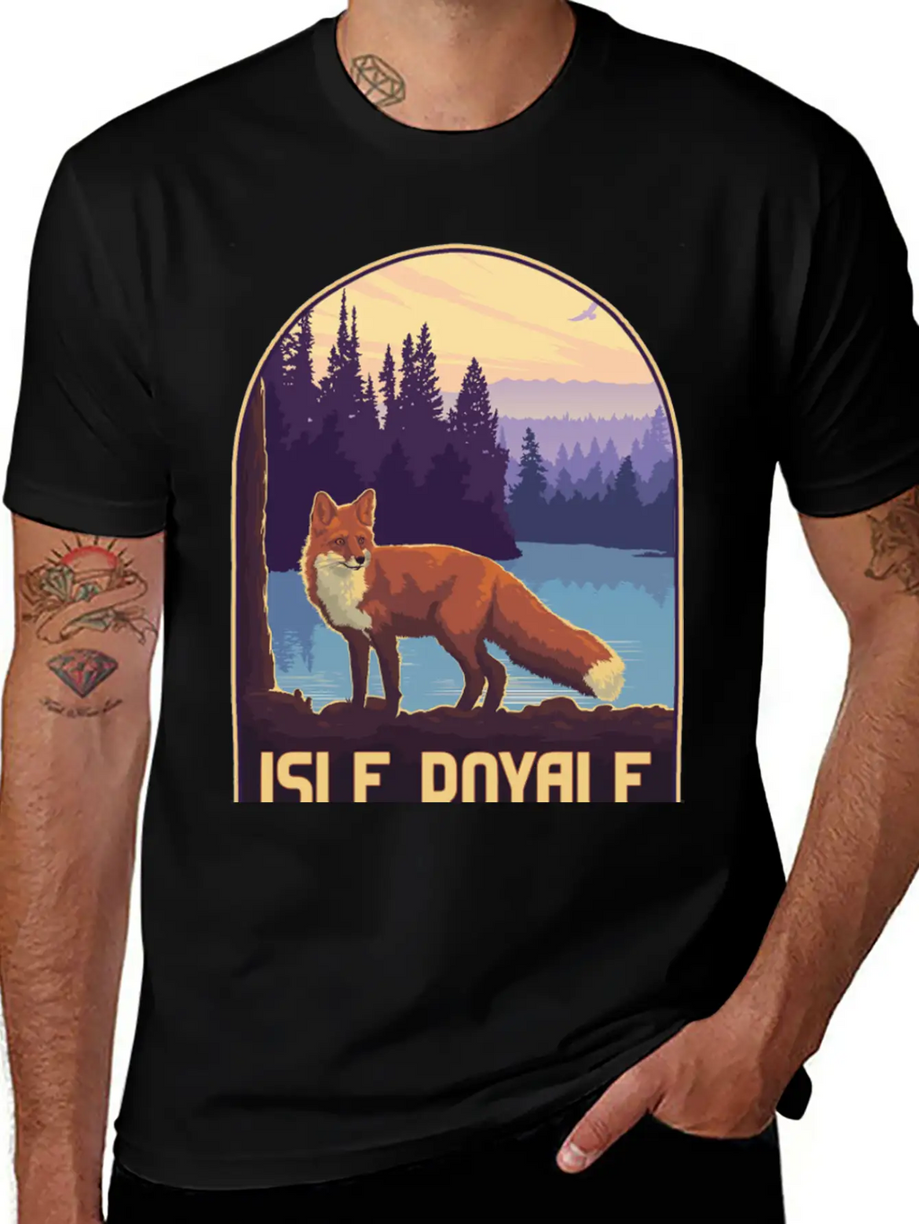 Isle Royale National Park Unisex Short Sleeve Soft Cotton T-Shirt – Casual Everyday Wear