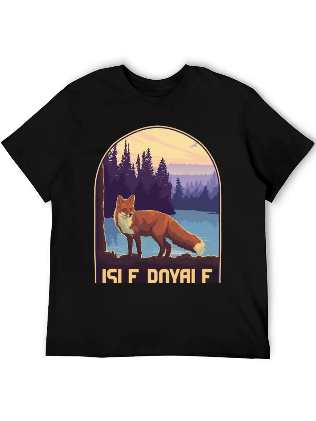 Isle Royale National Park Unisex Short Sleeve Soft Cotton T-Shirt – Casual Everyday Wear