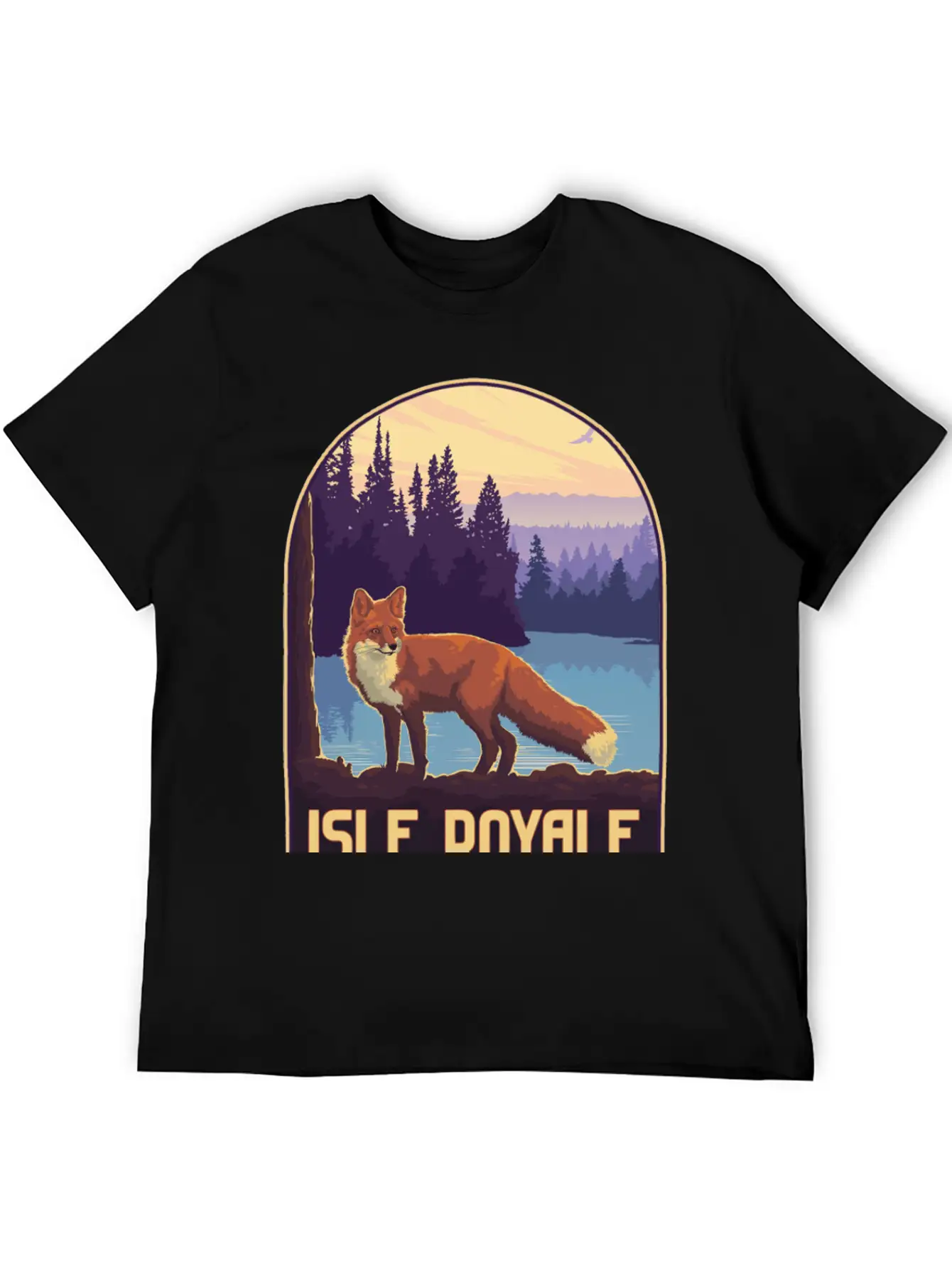 Isle Royale National Park Unisex Short Sleeve Soft Cotton T-Shirt – Casual Everyday Wear
