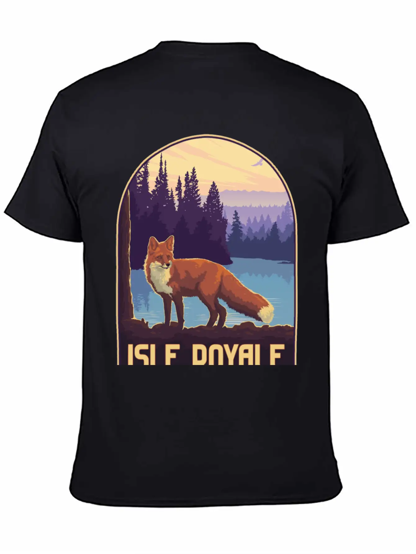 Isle Royale National Park Unisex Short Sleeve Soft Cotton T-Shirt – Casual Everyday Wear