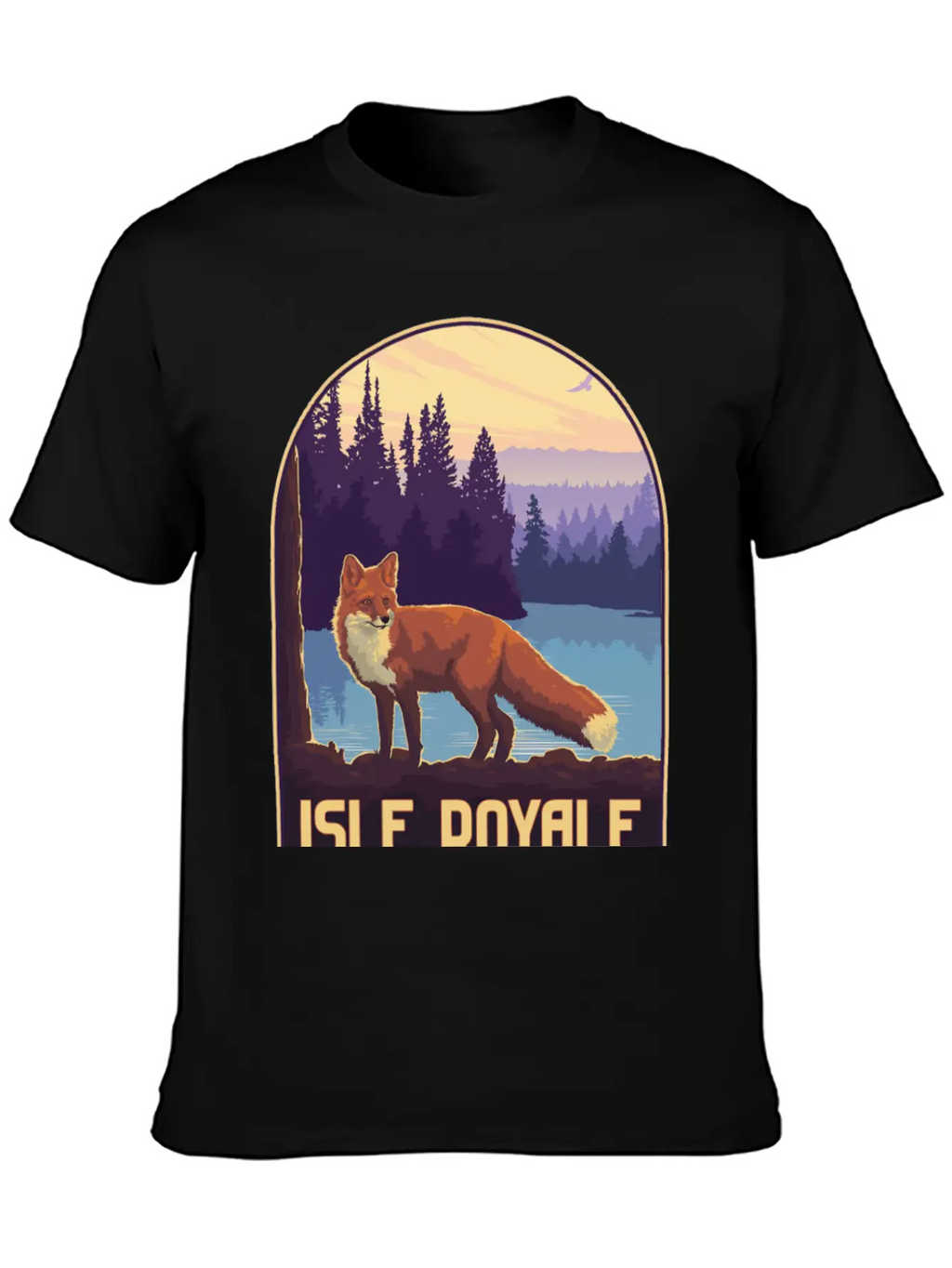 Isle Royale National Park Unisex Short Sleeve Soft Cotton T-Shirt – Casual Everyday Wear