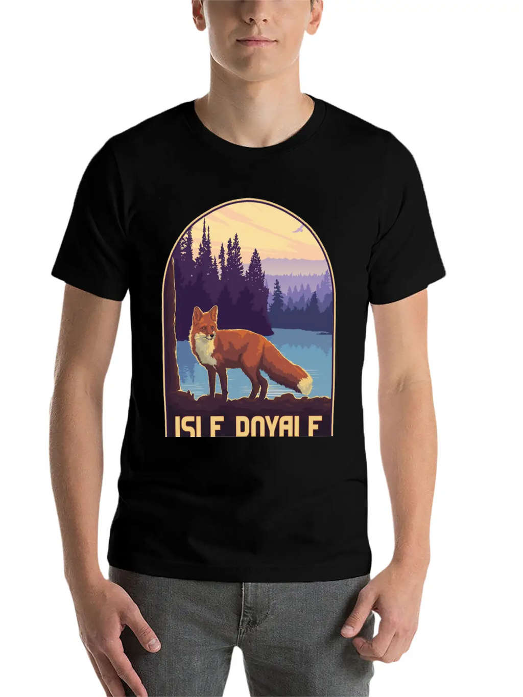 Isle Royale National Park Unisex Short Sleeve Soft Cotton T-Shirt – Casual Everyday Wear