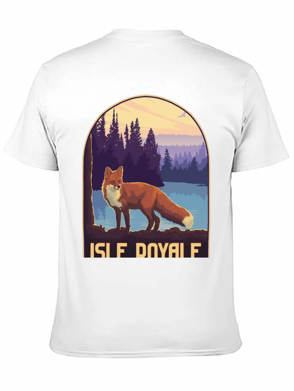 Isle Royale National Park Unisex Short Sleeve Soft Cotton T-Shirt – Casual Everyday Wear