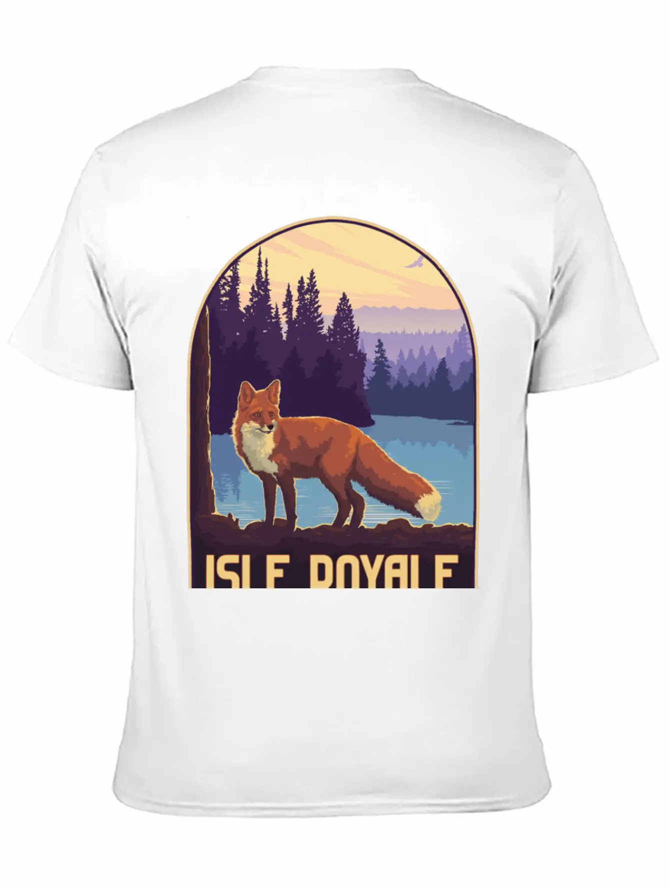 Isle Royale National Park Unisex Short Sleeve Soft Cotton T-Shirt – Casual Everyday Wear