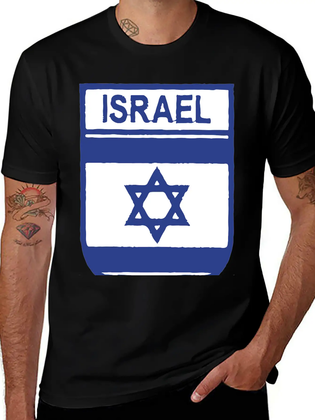 Israel_hemblem Unisex Casual T-Shirt – Clean Design For Daily Comfort