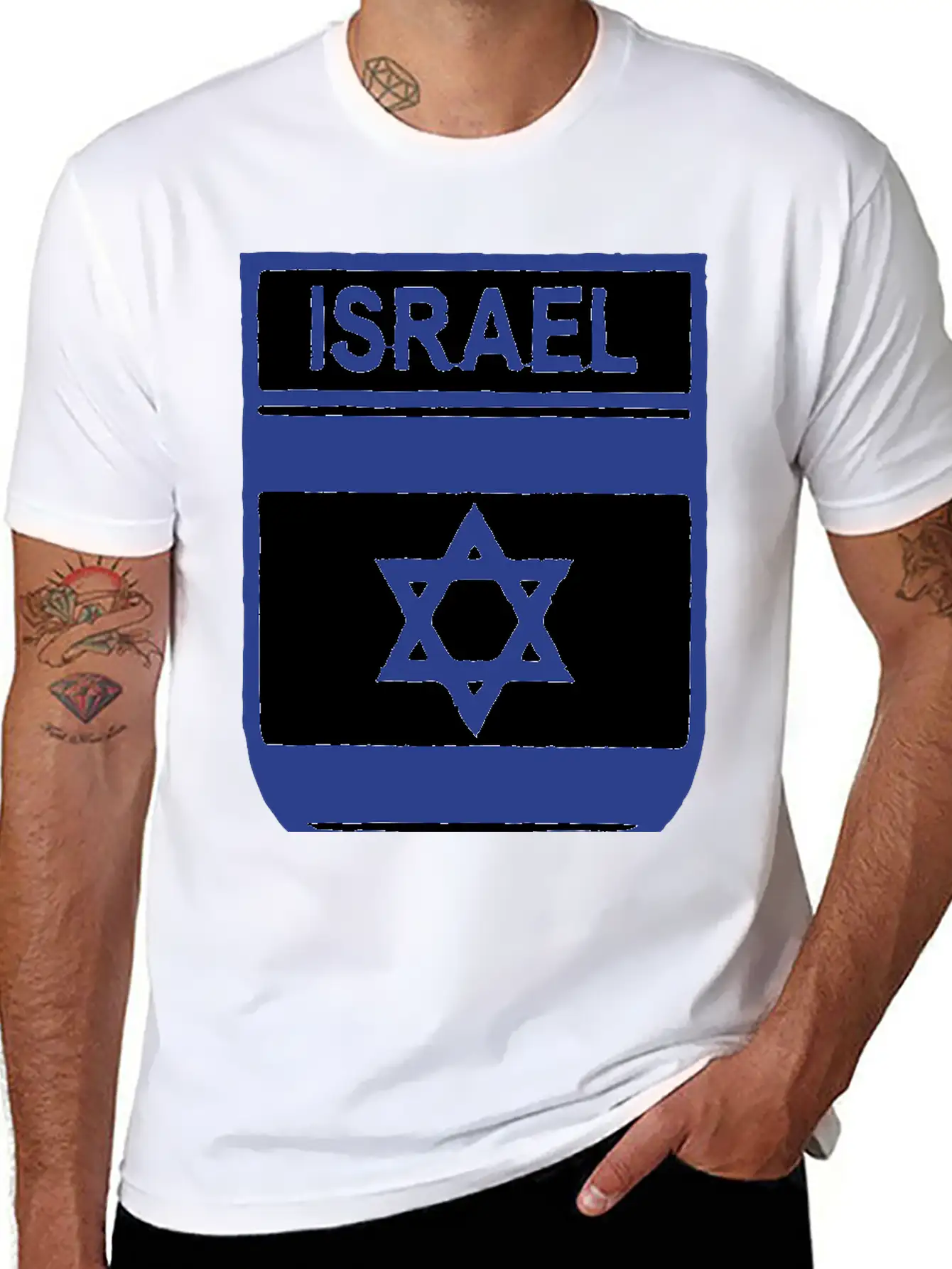 Israel_hemblem Unisex Casual T-Shirt – Clean Design For Daily Comfort