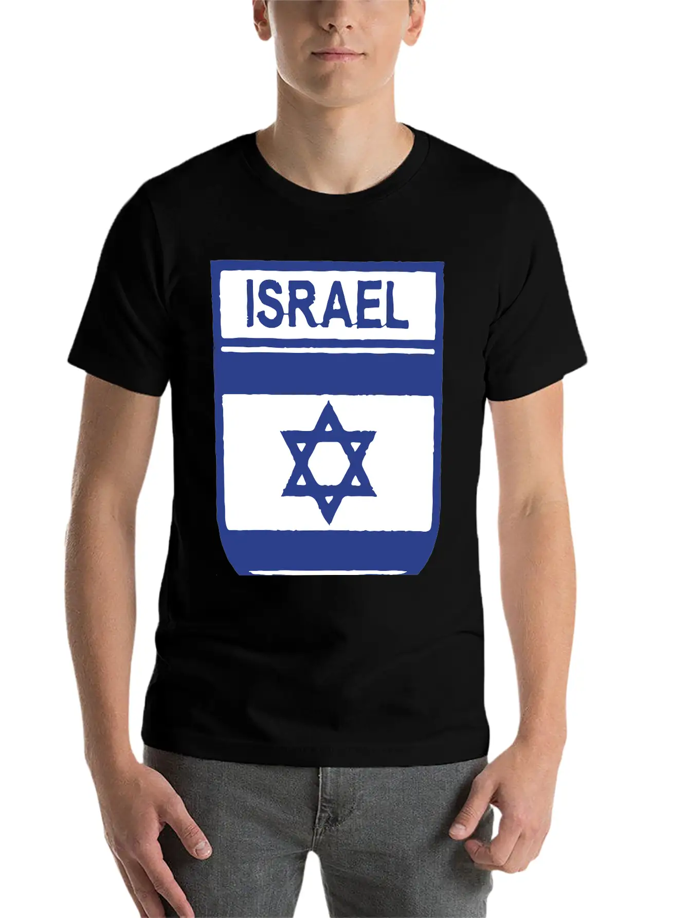 Israel_hemblem Unisex Casual T-Shirt – Clean Design For Daily Comfort