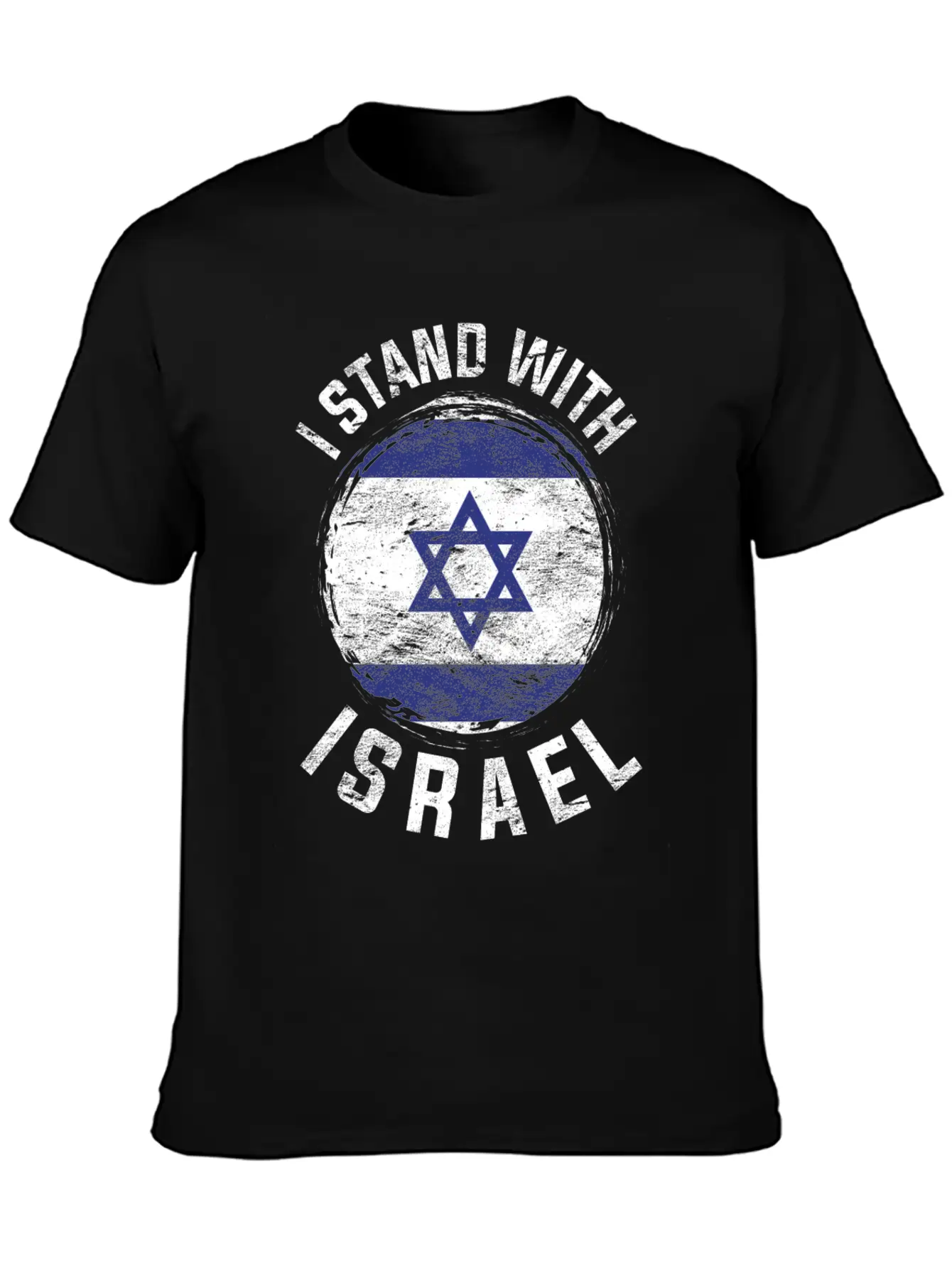 Israeli Flag Gift I Stand By Israel Breathable Soft Cotton T-Shirt – Timeless Casual Look