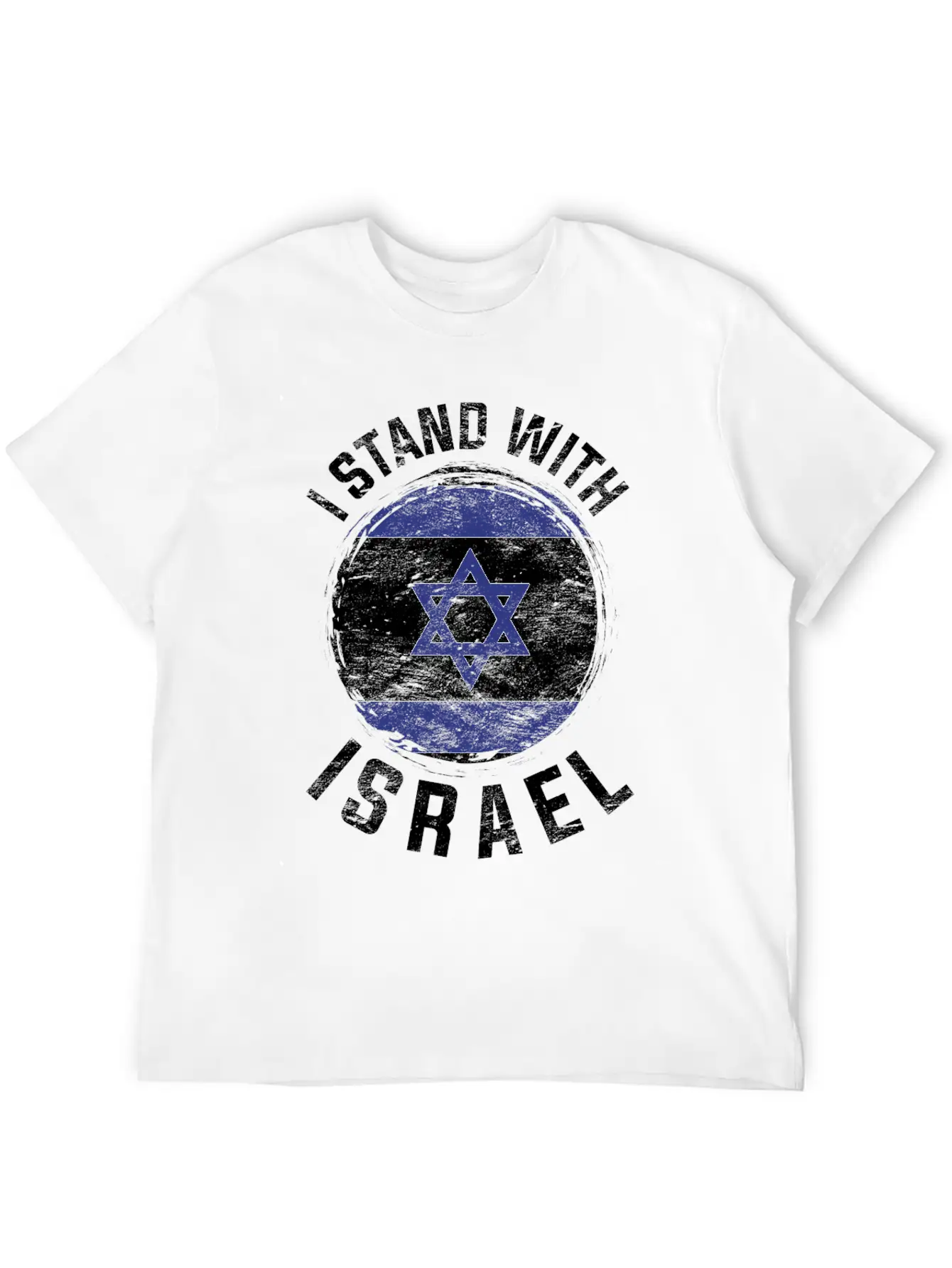 Israeli Flag Gift I Stand By Israel Breathable Soft Cotton T-Shirt – Timeless Casual Look